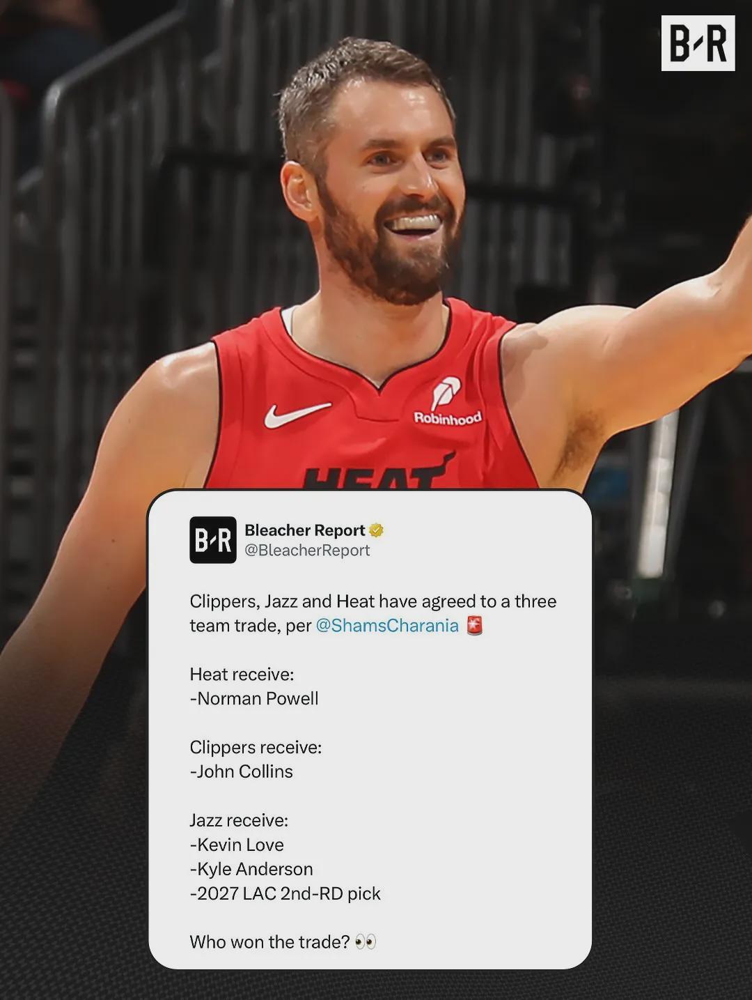 提议迈阿密热火豪赌朱霍勒迪，四换一