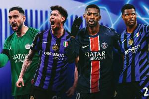 青年军⚔老男孩!欧冠决赛阵容年龄对比:巴黎23.6岁&国米29.6岁